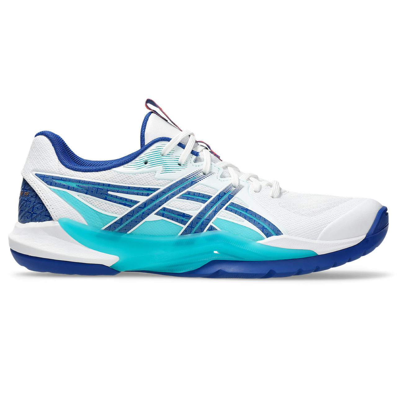 Chaussures Indoor Asics Powerbreak FF Homme Blanc bleu rouge_40966.jpg