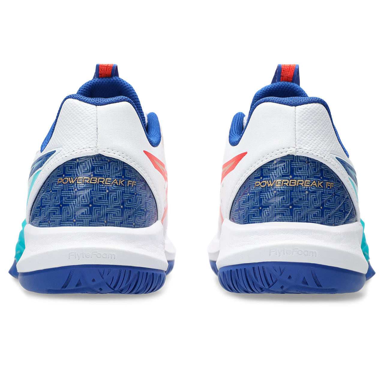 Chaussures Indoor Asics Powerbreak FF Homme Blanc bleu rouge_40970.jpg