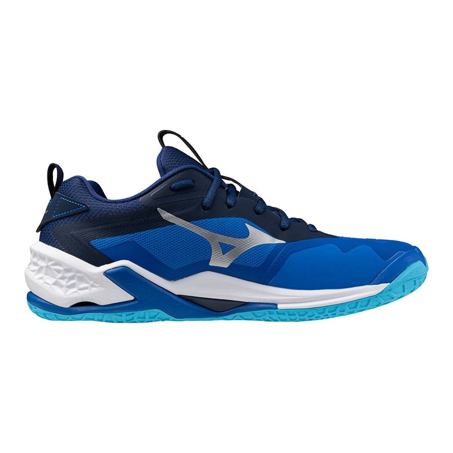 Chaussures Indoor Mizuno Wave Stealth Neo Homme Bleu AH24_34332.jpg