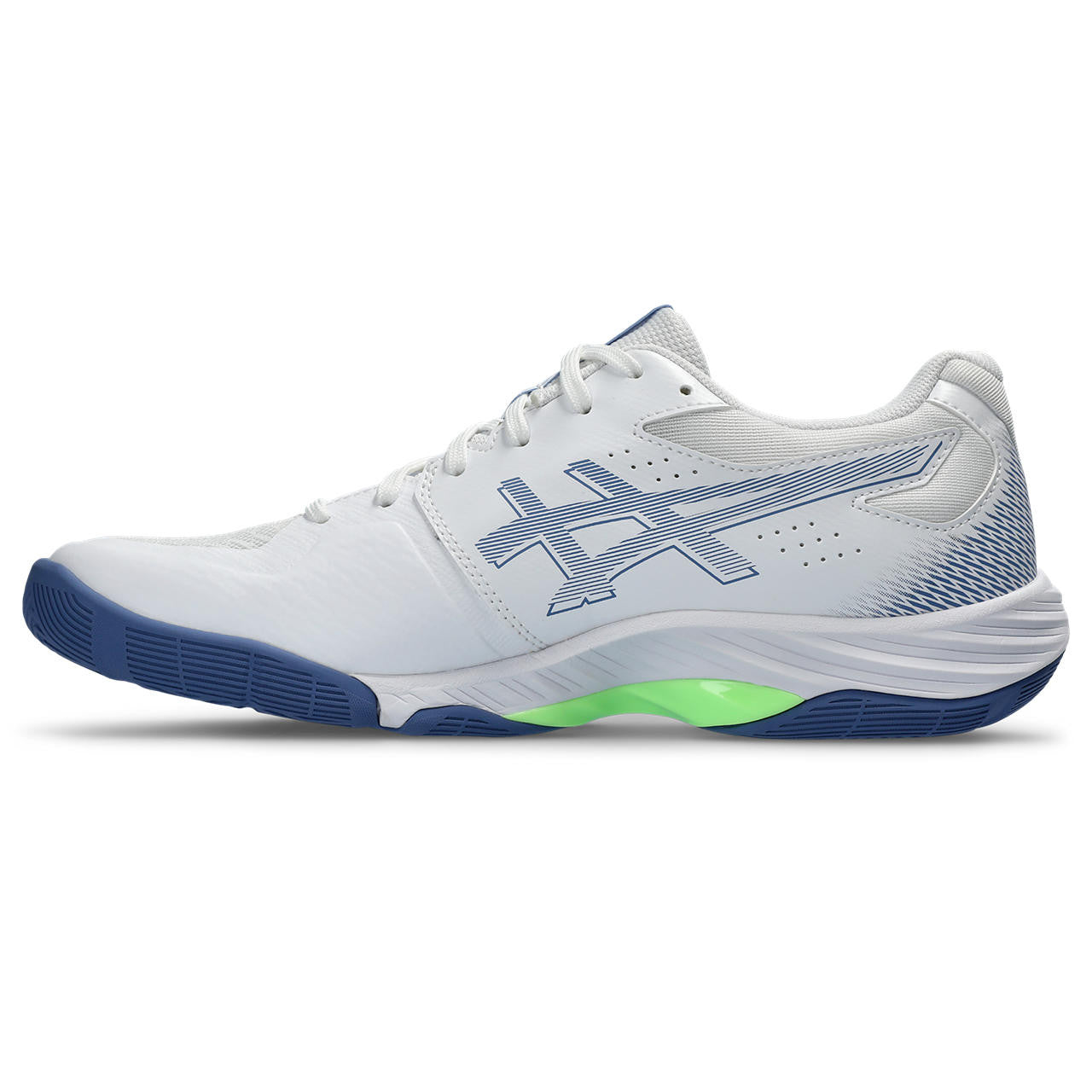 Chaussures de badminton Asics Blade FF Homme Blanc Bleu PE24_29400.jpg