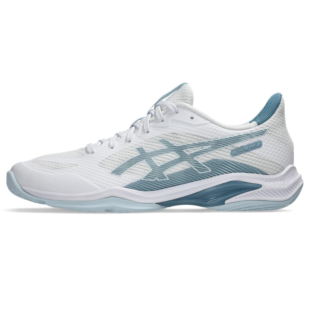 Chaussures indoor Asics Blade FF 2 Homme Blanc Gris_45041.jpg