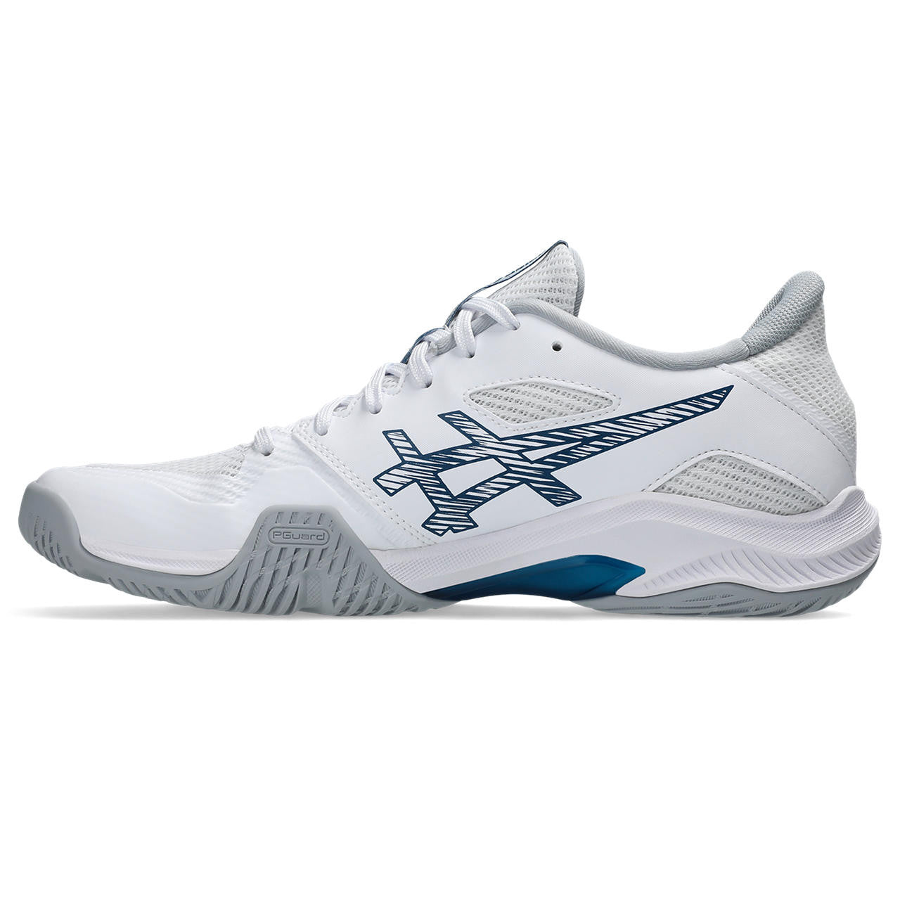 Chaussures indoor Asics Blade FF 2 Homme Blanc bleu_40961.jpg