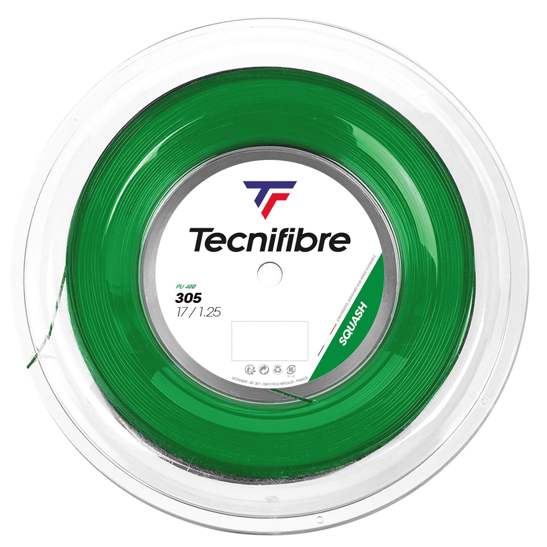 Cordage de squash Tecnifibre 305 Green 125 Bobine 200m_25510.jpg