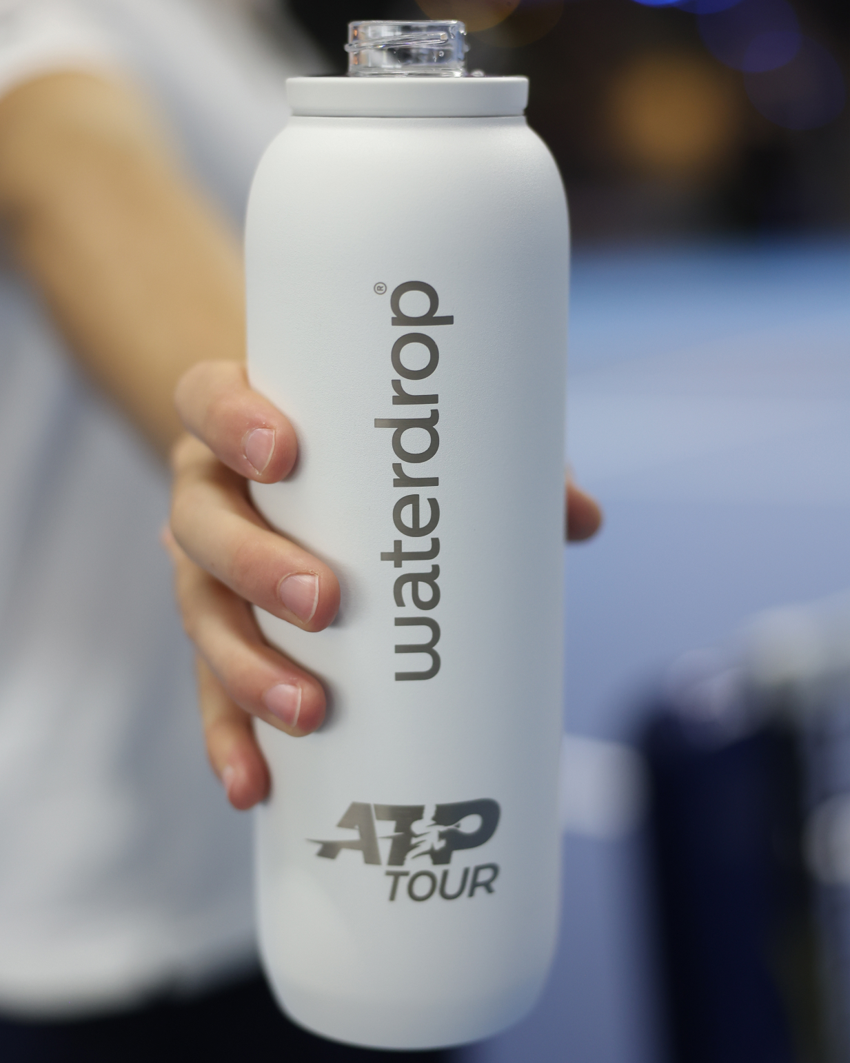 Gourde Thermo Waterdrop ATP Tour Officiel 600ml Blanche 2024_35758.jpg